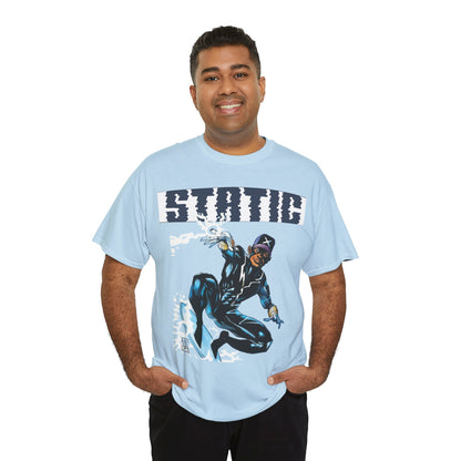 Static T-Shirt - Denys Cowan Art - DC Comics, Milestone Media - Shock to your System