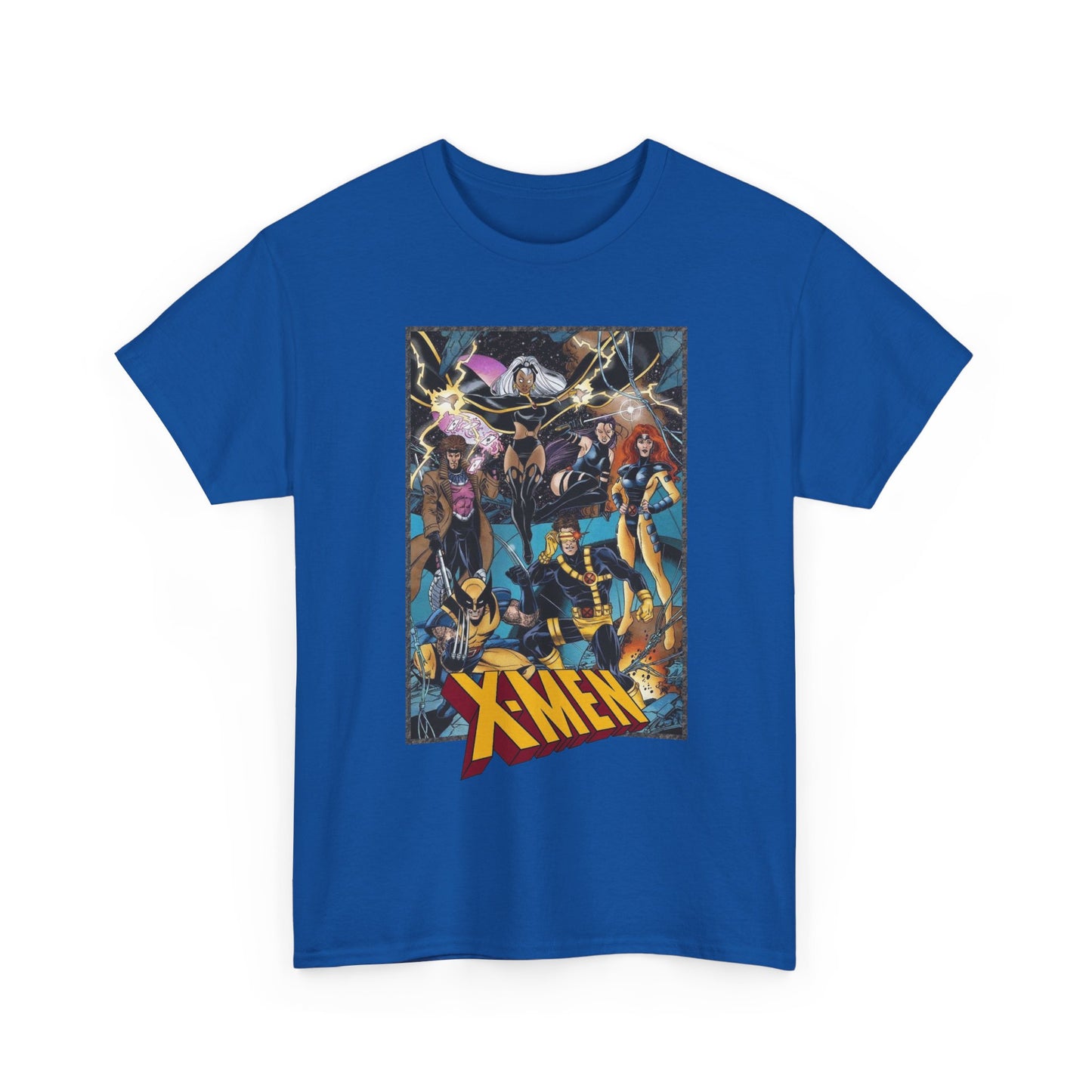 Uncanny X-Men T-Shirt - George Perez Art - Cyclops, Jean Grey, Psylocke, Gambit, Storm - Marvel Comics Mutant Heroes