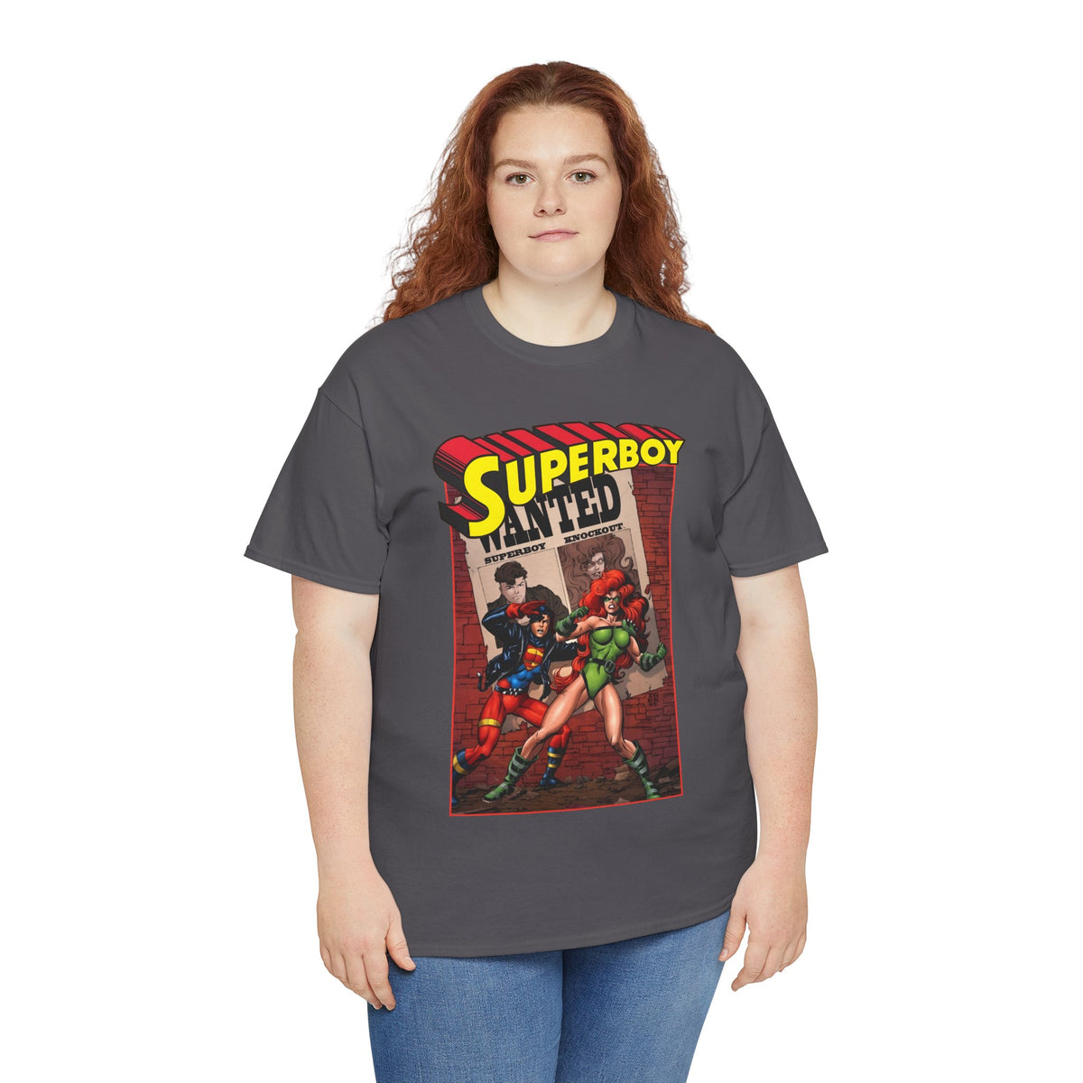 Superboy T-Shirt - Tom Grummett Art - Knockout - DC Comics
