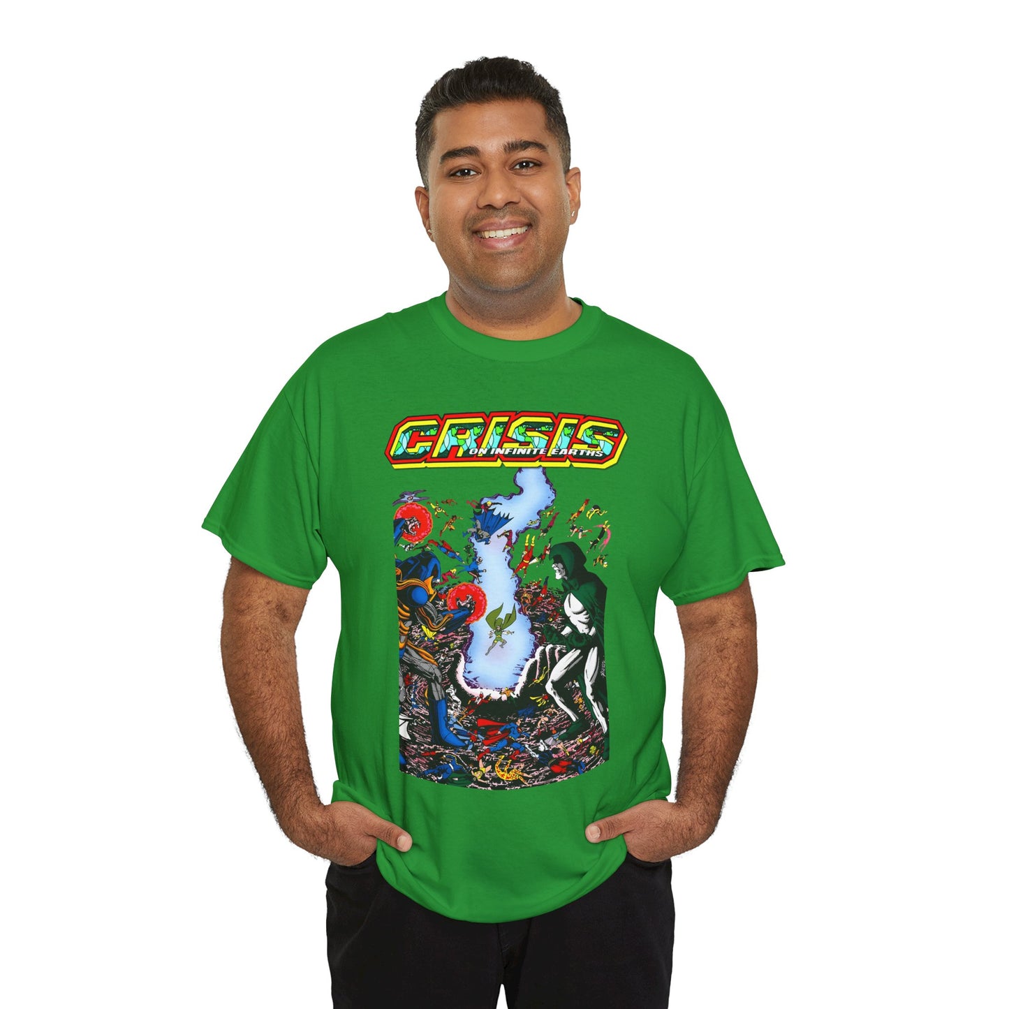 Crisis on Infinite Earths T-Shirt - George Perez Art - #10 Cover - Spectre Vs Anti-Monitor - DC Comics