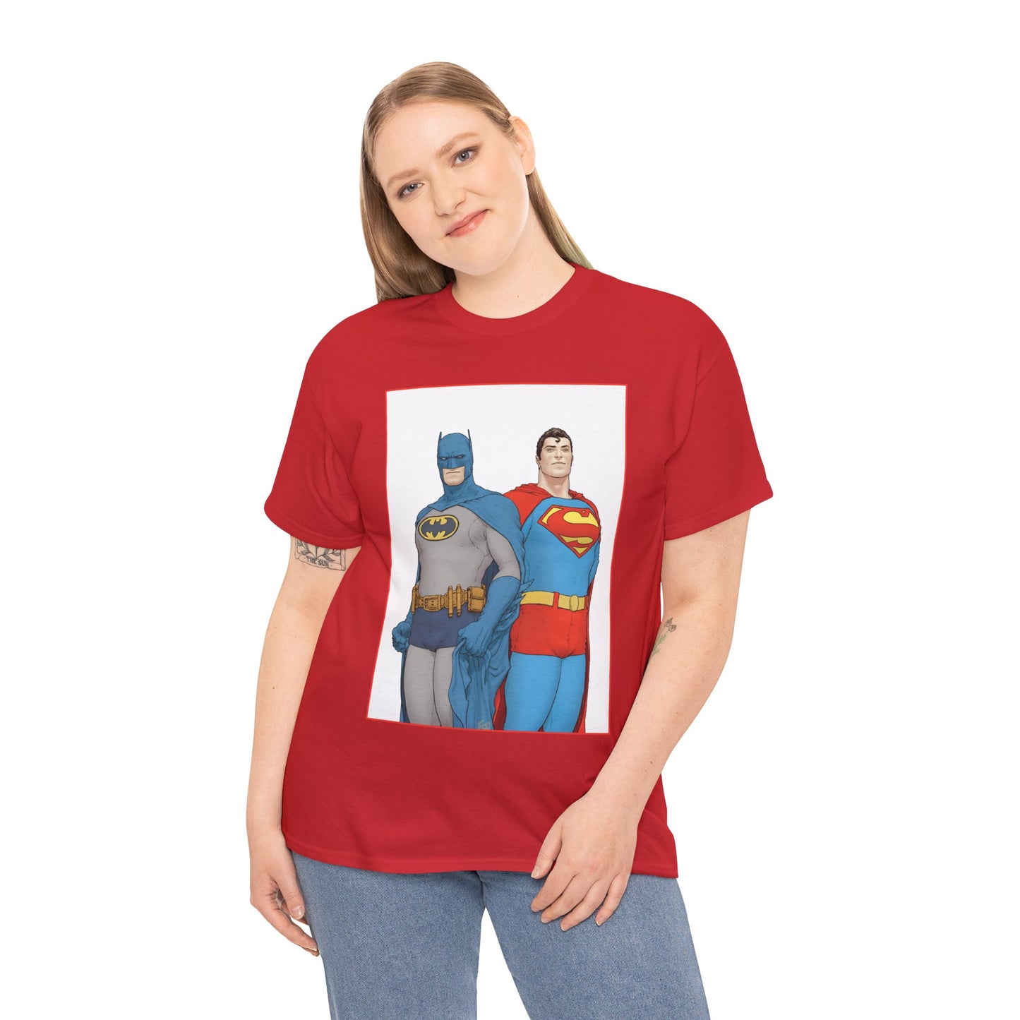 Superman & Batman T-Shirt - Frank Quitely Art - World's Finest Variant Cover Art - DC Comics