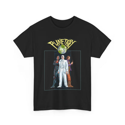 Planetary T-Shirt -  - John Cassaday Art - The Drummer, Jakita Wagner & Elijah Snow - DC Comics/Wildstorm