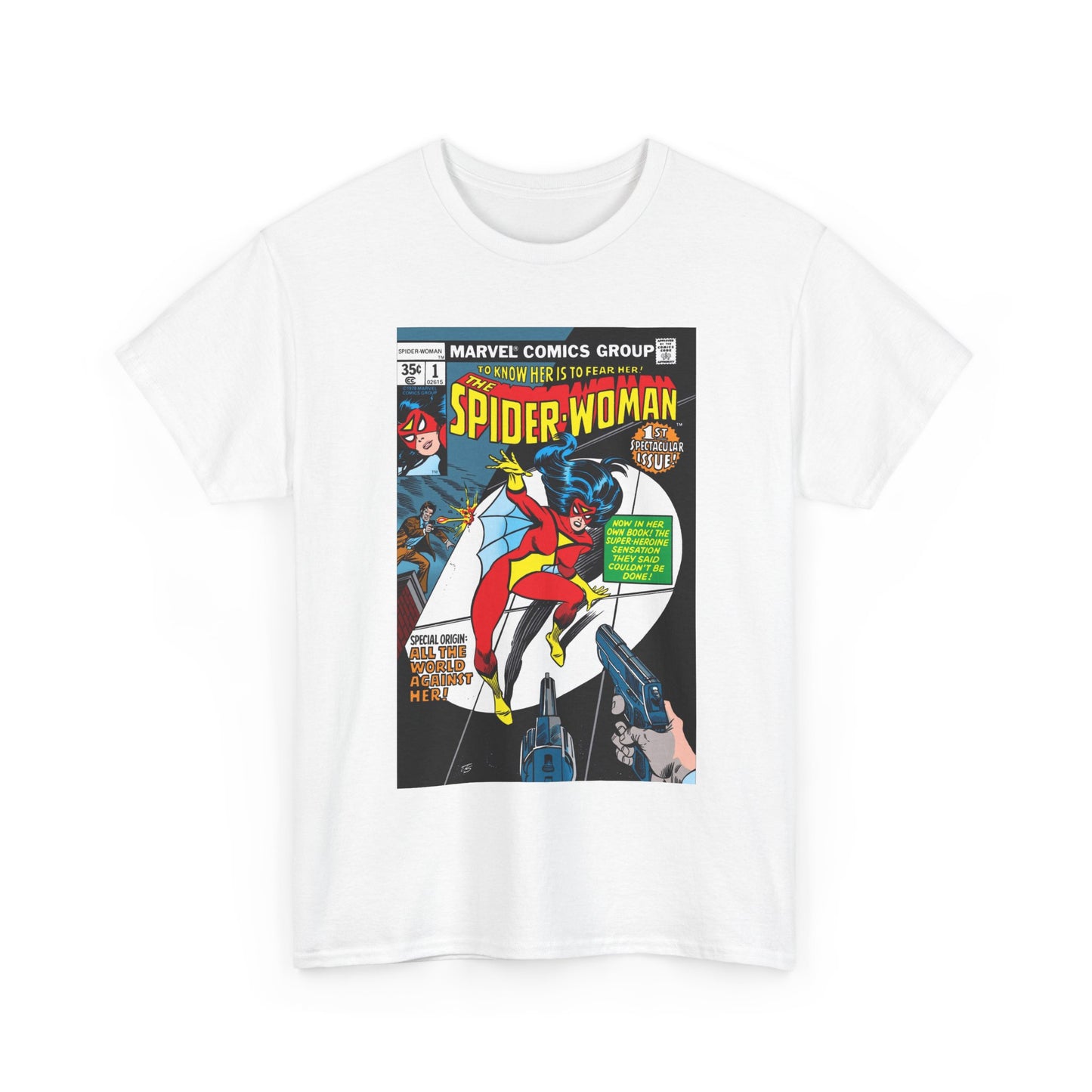 Spider-Woman T-Shirt - 1978 Marvel Comics - #1 Cover Art - Jessica Drew