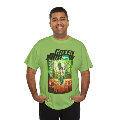 Green Arrow T-Shirt - Mauro Cascioli Art - Brightest Night Cover - Emerald Archer - DC Comics