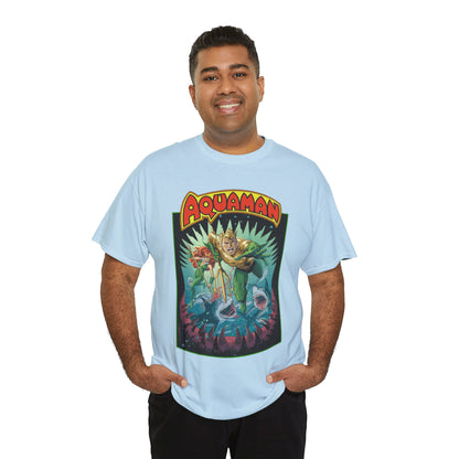 Aquaman T-Shirt - José Luis García-López Art - 80th Anniversary Variant Cover - Arthur Curry, Mera, Bronze Age Look - DC Comics
