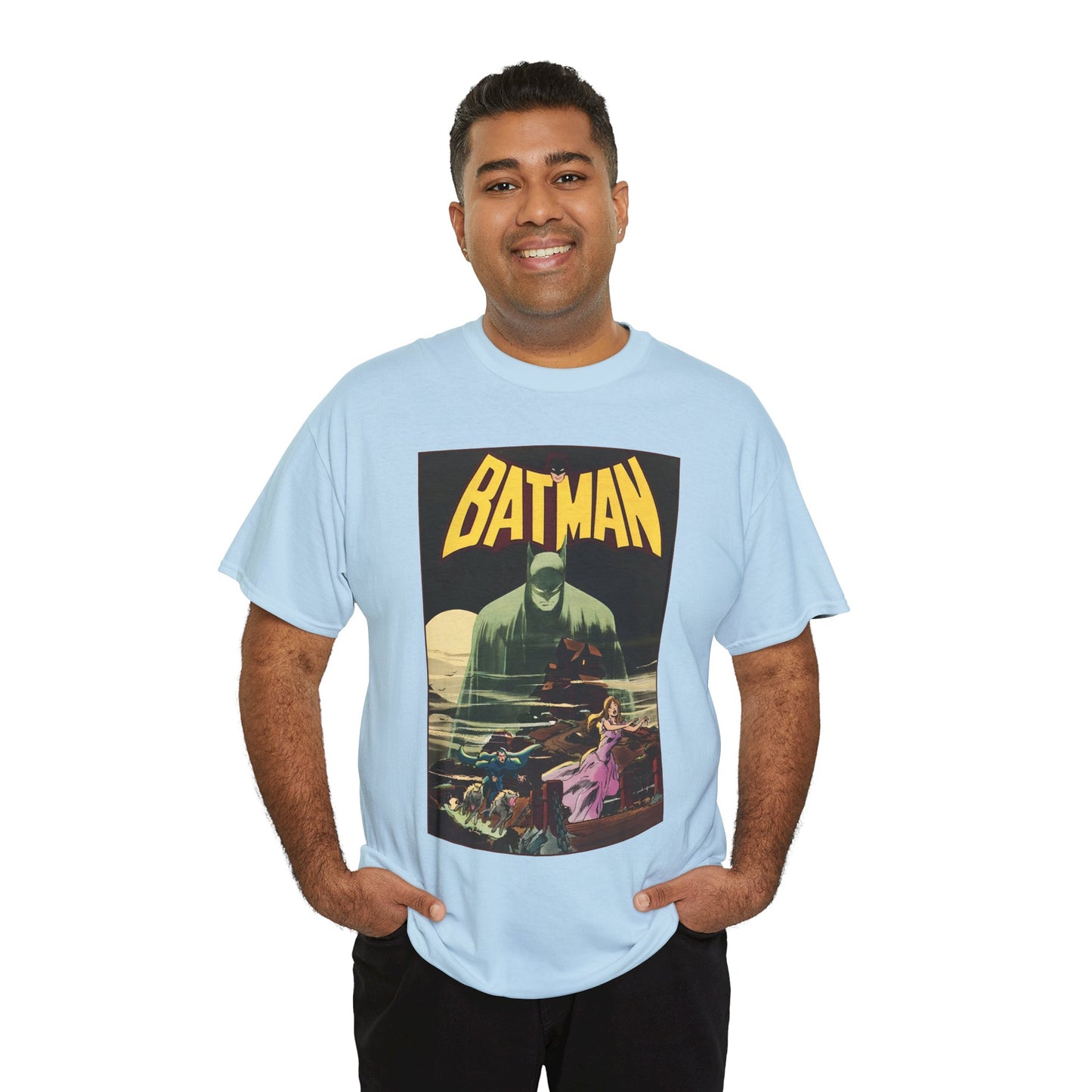 Batman T-Shirt - Neal Adams Art - #227 Cover - The Demon of Gothos Mansion! - DC Comics