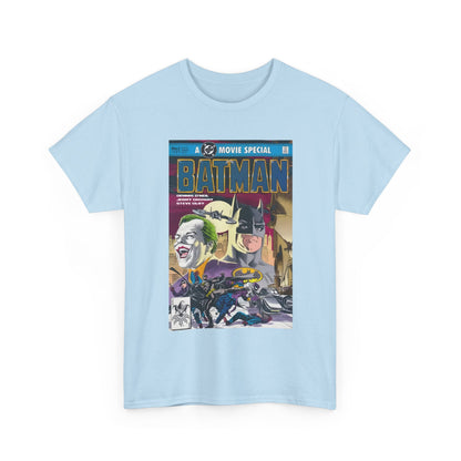 Batman Movie T-Shirt - Jerry Ordway Art - Bruce Wayne & Joker - Gotham City - DC Comics