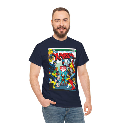 X-Men #100 T-Shirt - Dave Cockrum Art - Cyclops, Colossus, Wolverine, Storm, Jean Grey, Iceman - Marvel Comics