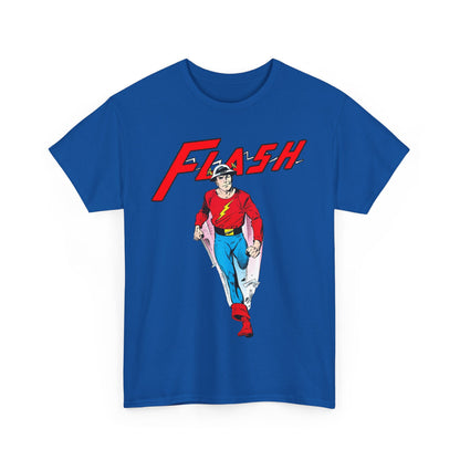 Golden Age Flash T-Shirt - John Byrne Art - Justice Society/JSA Member - Jay Garrick - Speedster