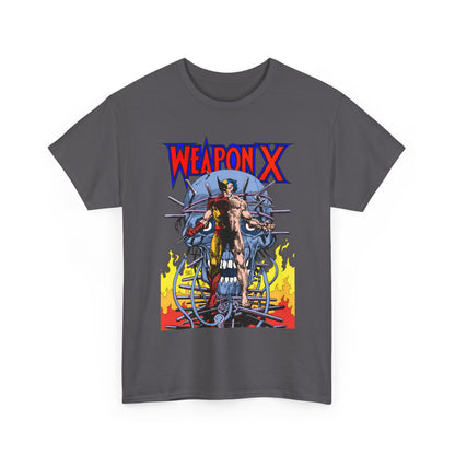 Weapon X T-Shirt - Barry Windsor-Smith Art - Wolverine Origin Story Before He Joined the X-Men - Logan, Mutant Leader - Marvel Comics