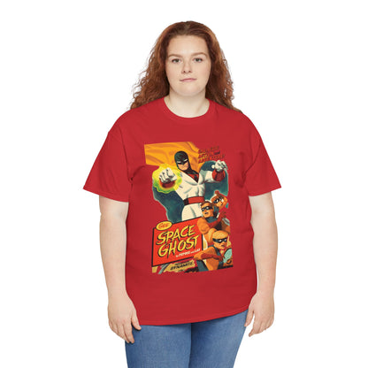 Space Ghost T-Shirt - Frank Cho Art - Jan, Jace & Blip - Movie Poster Style Artwork - Alex Toth Creation - Hanna-Barbera Cartoon