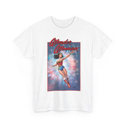 Wonder Woman '77 T-Shirt - Nicola Scott Art - Comic Book Based on the 1970s TV Series with Lynda Carter - DC Comics