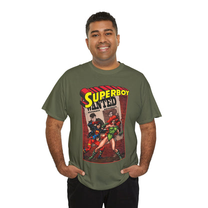 Superboy T-Shirt - Tom Grummett Art - Knockout - DC Comics
