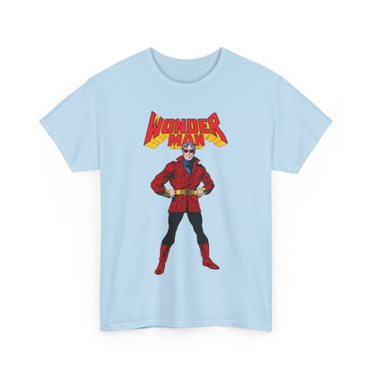 Wonder Man T-Shirt - George Perez Art - West Coast Avengers - Marvel Comics - Simon Williams - Safari Jacket Look