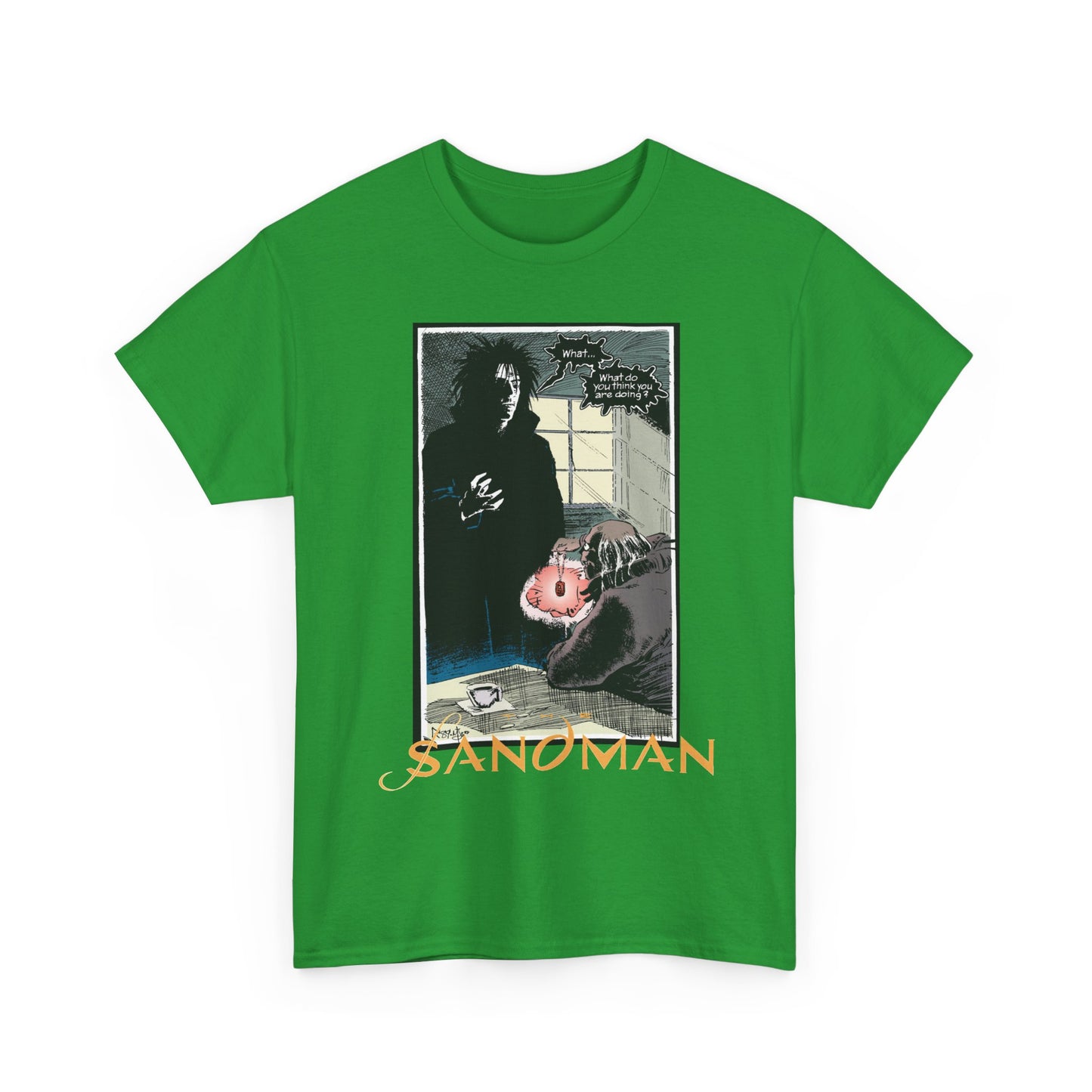 Sandman T-Shirt - Mike Dringenberg & Malcolm Jones III Art - What Do You Think You're Doing? - DC/Vertigo Comics