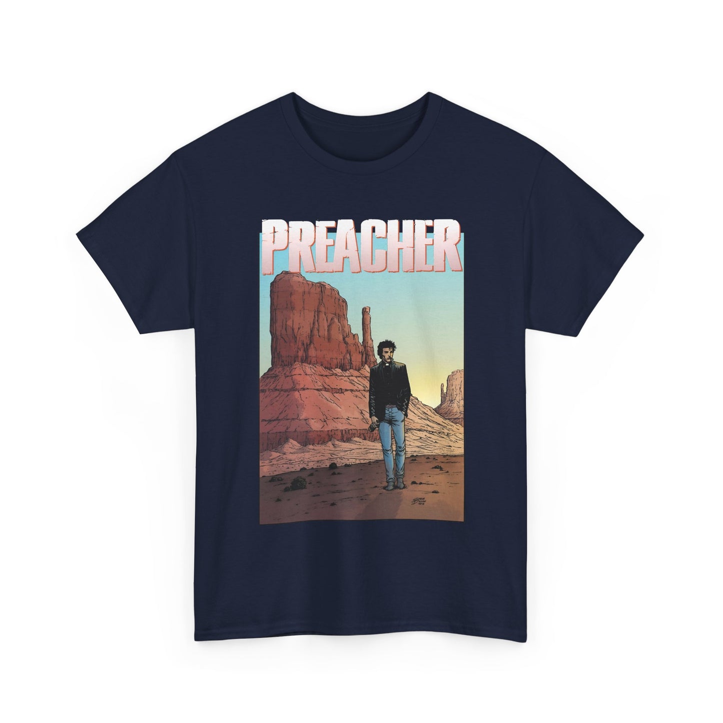 Preacher T-Shirt - Glenn Fabry Art - DC/Vertigo Comics