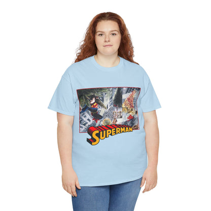 Superman Christmas Tree T-Shirt - Alex Ross Art - DC Comics