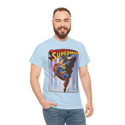 Superman With Eagle T-Shirt - Ariel Olivetti Art - DC Comics