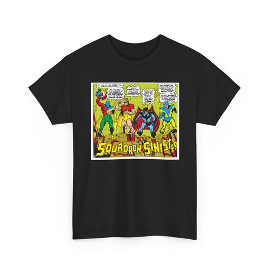 Squadron Sinister T-Shirt - Sal Buscema Art - Dr. Spectrum, Hyperion, Nighthawk, The Whizzer - Marvel Comics