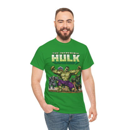 Incredible Hulk T-Shirt - Classic John Byrne Art - Rhino, Abomination - Marvel Comics - Bruce Banner