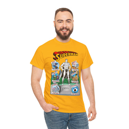 Superman T-Shirt - Curt Swan Art - Whatever Happened to the Man of Tomorrow? - Brainiac, Lex Luthor, Bizarro, Toyman, Daily Planet - Alan Moore Story - DC Comics