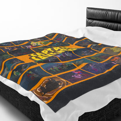Captain Caveman Blanket - 1970s Hanna-Barbera Retro Cartoon - Soft & Comfy