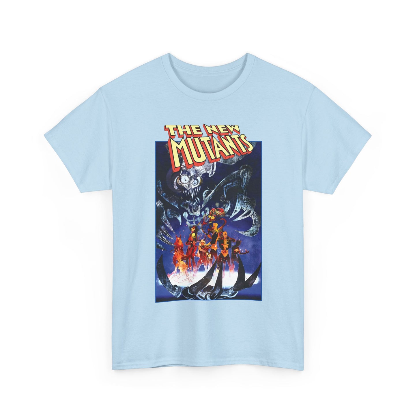 New Mutants T-Shirt - Bill Sienkiewicz Art - War Children Cover - Warlock, Magik, Wolfsbane, Cannonball, Cypher, Mirage, Karma, Sunspot - Marvel Comics