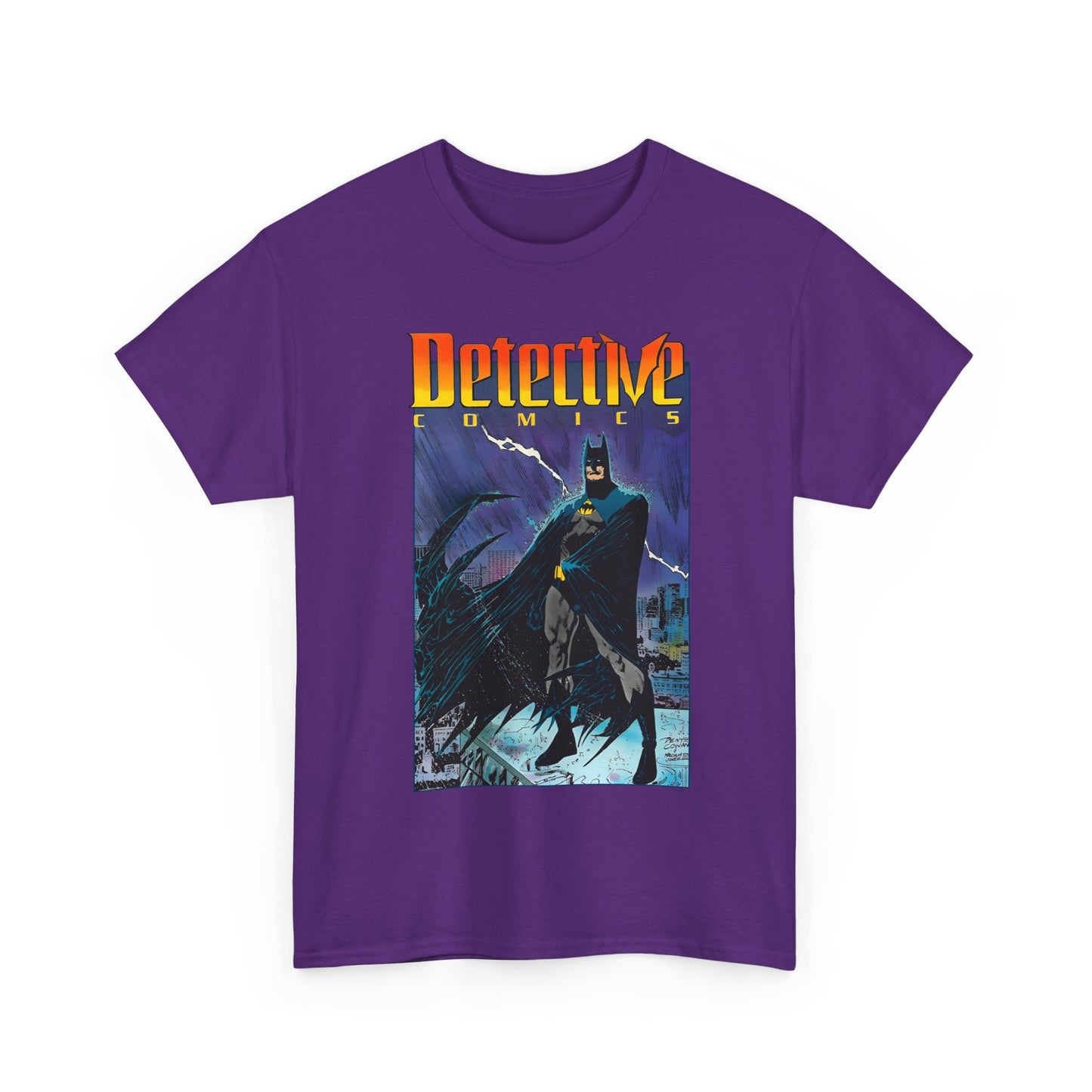 Detective Comics T-Shirt - #600 Cover Denys Cowan Art - Gotham City, Dark Knight, Batman - DC Comics