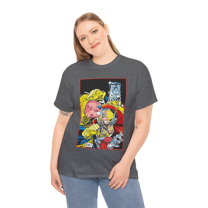 Strong Guy & Colossus T-Shirt - Dale Keown Art - Uncanny X-Men Annual Poster - Marvel Comics