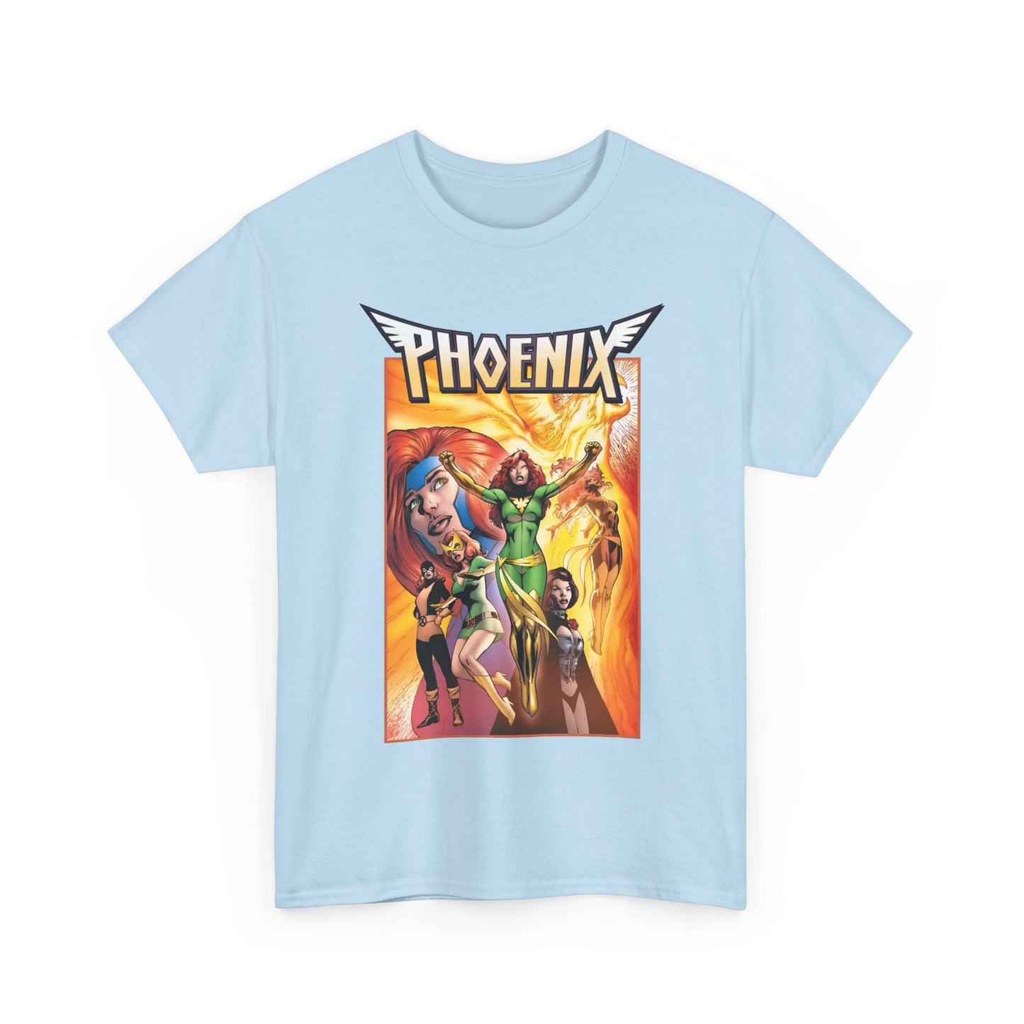 Phoenix T-Shirt - Alan Davis Art - Jean Grey, Marvel Girl, Black Queen, Dark Phoenix - X-Men Founding Member - Marvel Comics
