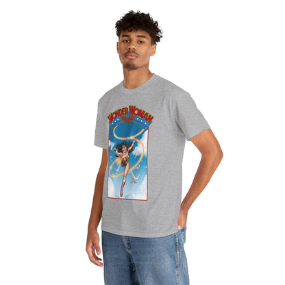 Wonder Woman T-Shirt - George Perez Art - Post-Crisis 1980s Retro Graphic - Themyscira - DC Comics