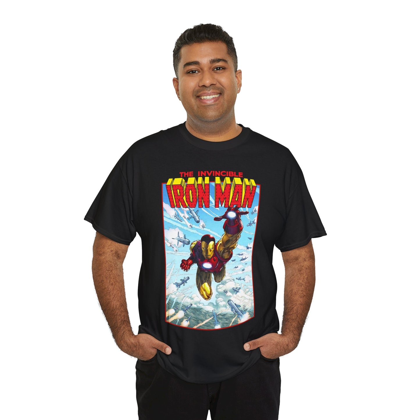 Iron Man T-Shirt - Marc Silvestri Art - Tony Stark Armor - Avengers Member & Leader - Marvel Comics