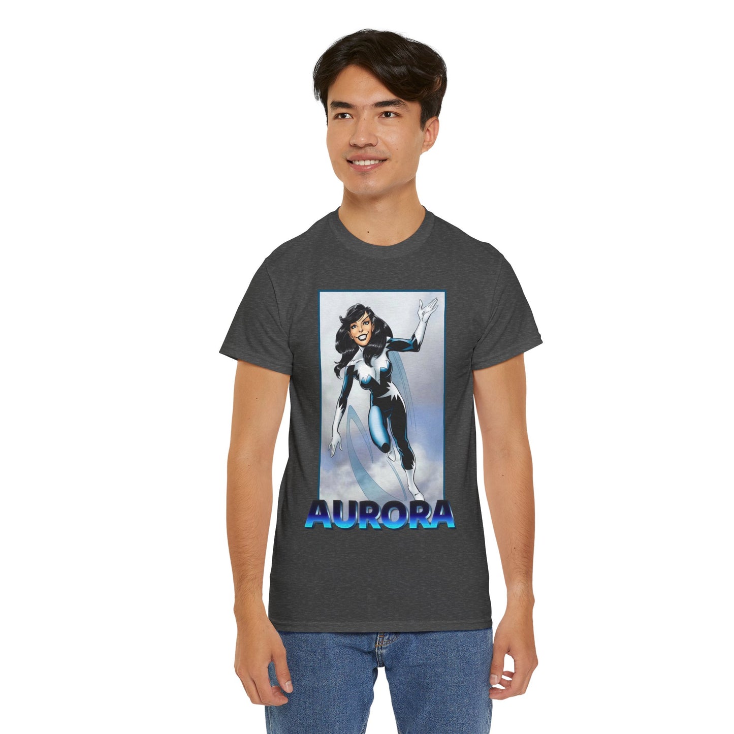 Aurora T-Shirt - John Byrne Art - Alpha Flight Member - Marvel Comics