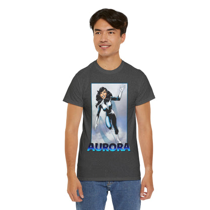Aurora T-Shirt - John Byrne Art - Alpha Flight Member - Marvel Comics