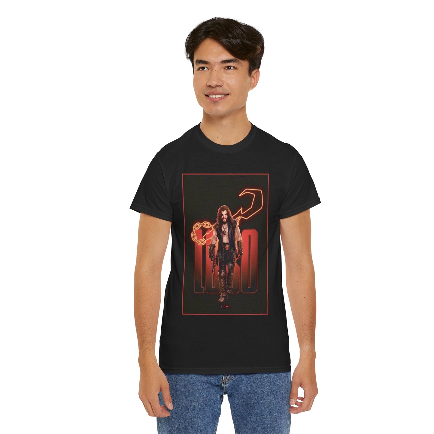 Lobo T-Shirt - Jason Momoa - New 2026 Supergirl Movie - From the James Gunn DCU - DC Comics