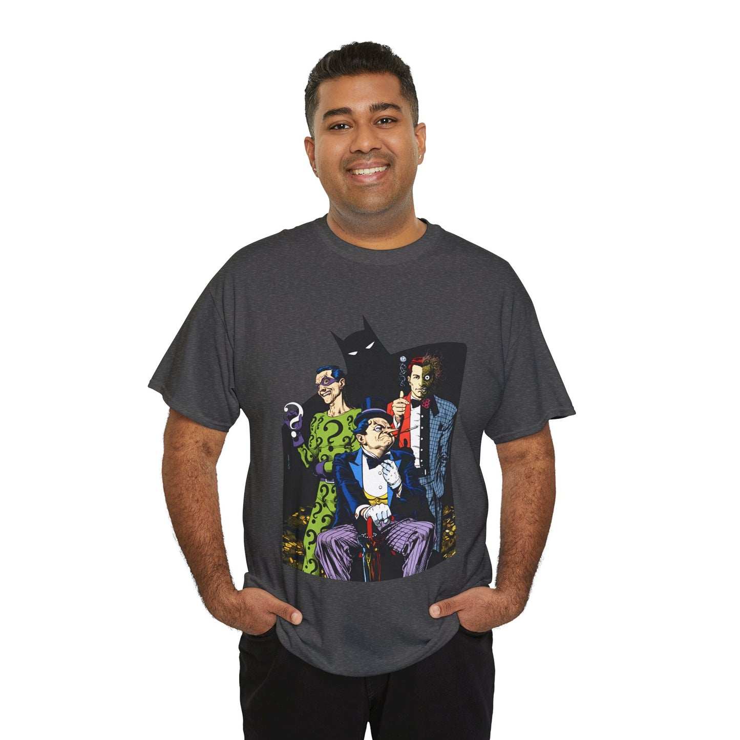 Riddler, Two-Face, Penguin T-Shirt - Brian Bolland Art - DC Comics