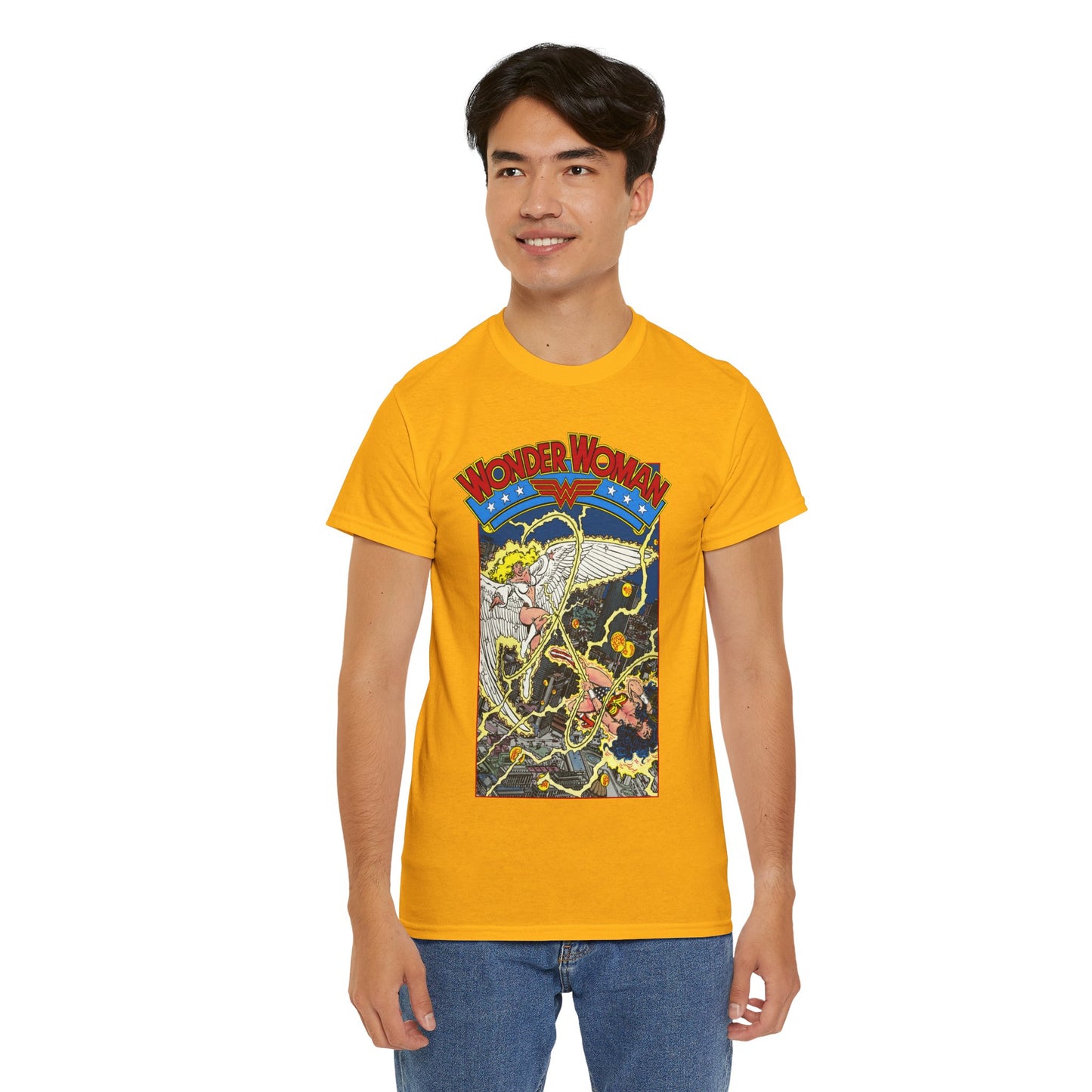 Wonder Woman T-Shirt - George Perez Art - Vs Silver Swan - DC Comics