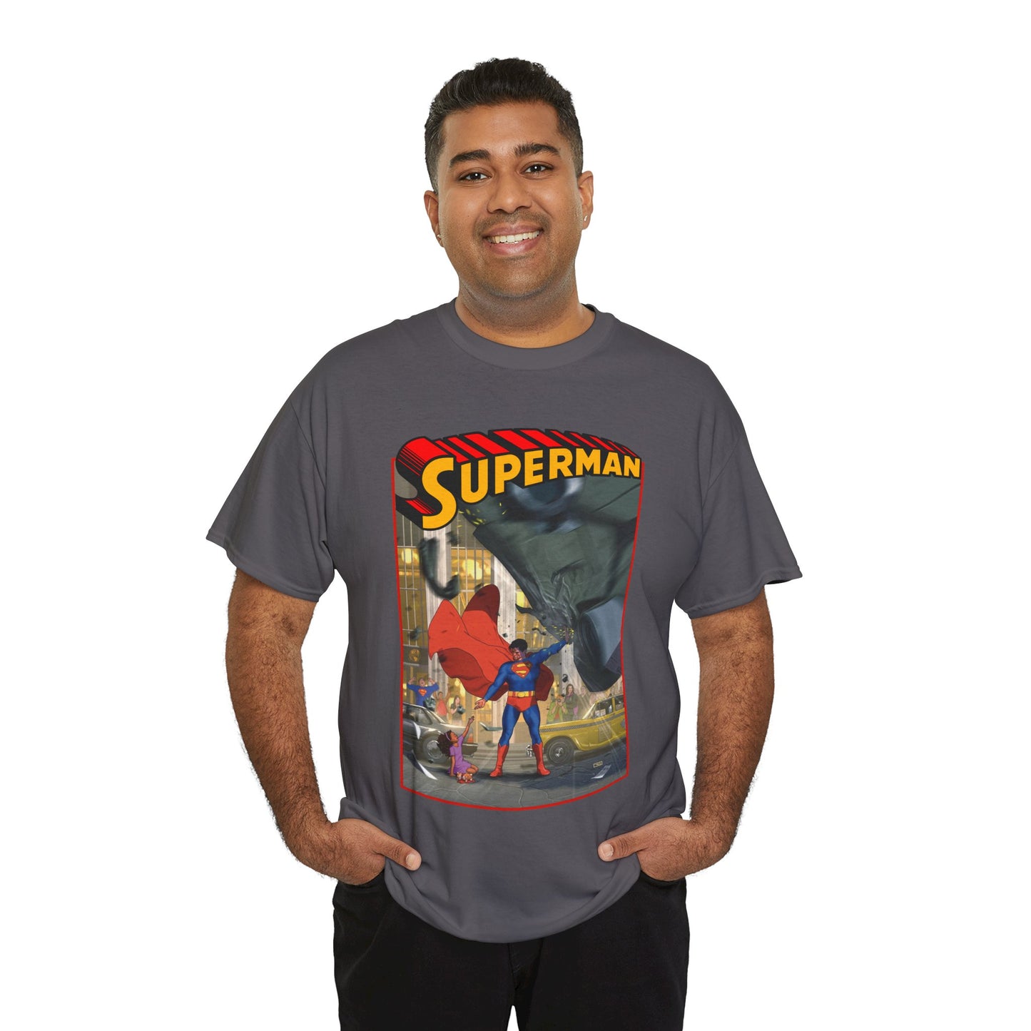 Superman T-Shirt - Taurin Clarke Art - Man of Steel, Metropolis - DC Comics