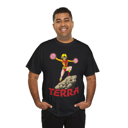 Terra T-Shirt - George Perez Art -  - New Teen Titans & Traitor - Judas Contract - Tara Markov, Sister to Geo-Force - Deathstroke Ally - DC Comics