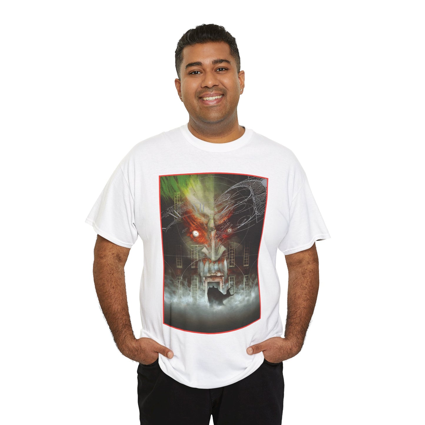 Batman: Arkham Asylum T-Shirt - Dave McKean Art - From the Grant Morrison Graphic Novel - DC Comics - Dark Knight Detective