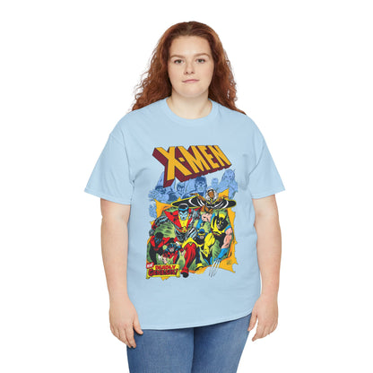 Giant-Sized X-Men T-Shirt - Dave Cockrum Art - Wolverine, Storm, Colossus, Cyclops, Nightcrawler, Thunderbird - New Chris Claremont Era - Marvel Comics