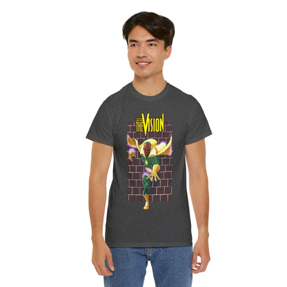 Vision T-Shirt - George Perez Art - Avengers Member - Scarlet Witch Husband - Android - Marvel Comics