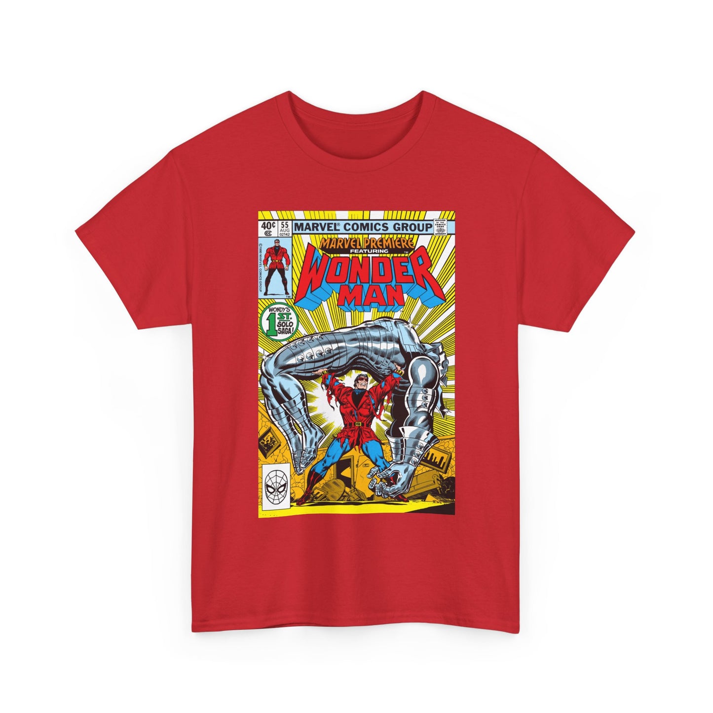 Wonder Man T-Shirt - Marvel Premiere #55 Cover Art - Avengers Member - Marvel Comics