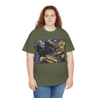 Batman Universe T-Shirt - Joe Quesada Art - 1990s Knightfall Era - Azrael, Robin, Bane - DC Comics