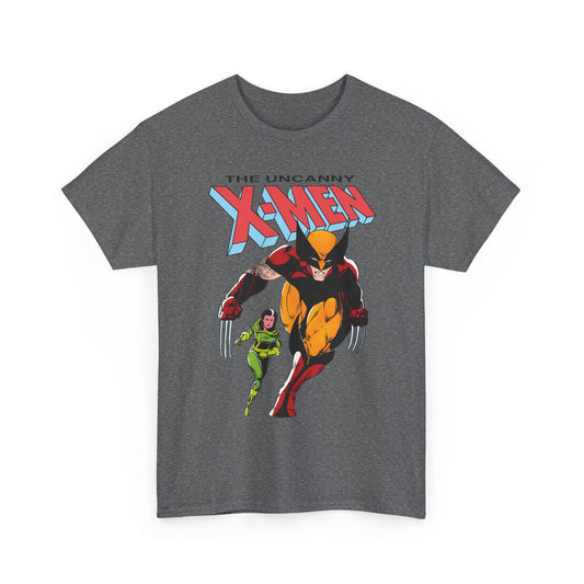 Wolverine & Rogue T-Shirt - Paul Smith Art - X-Member, Mutants - Marvel Comics - Uncanny X-Men #173 Cover - Logan