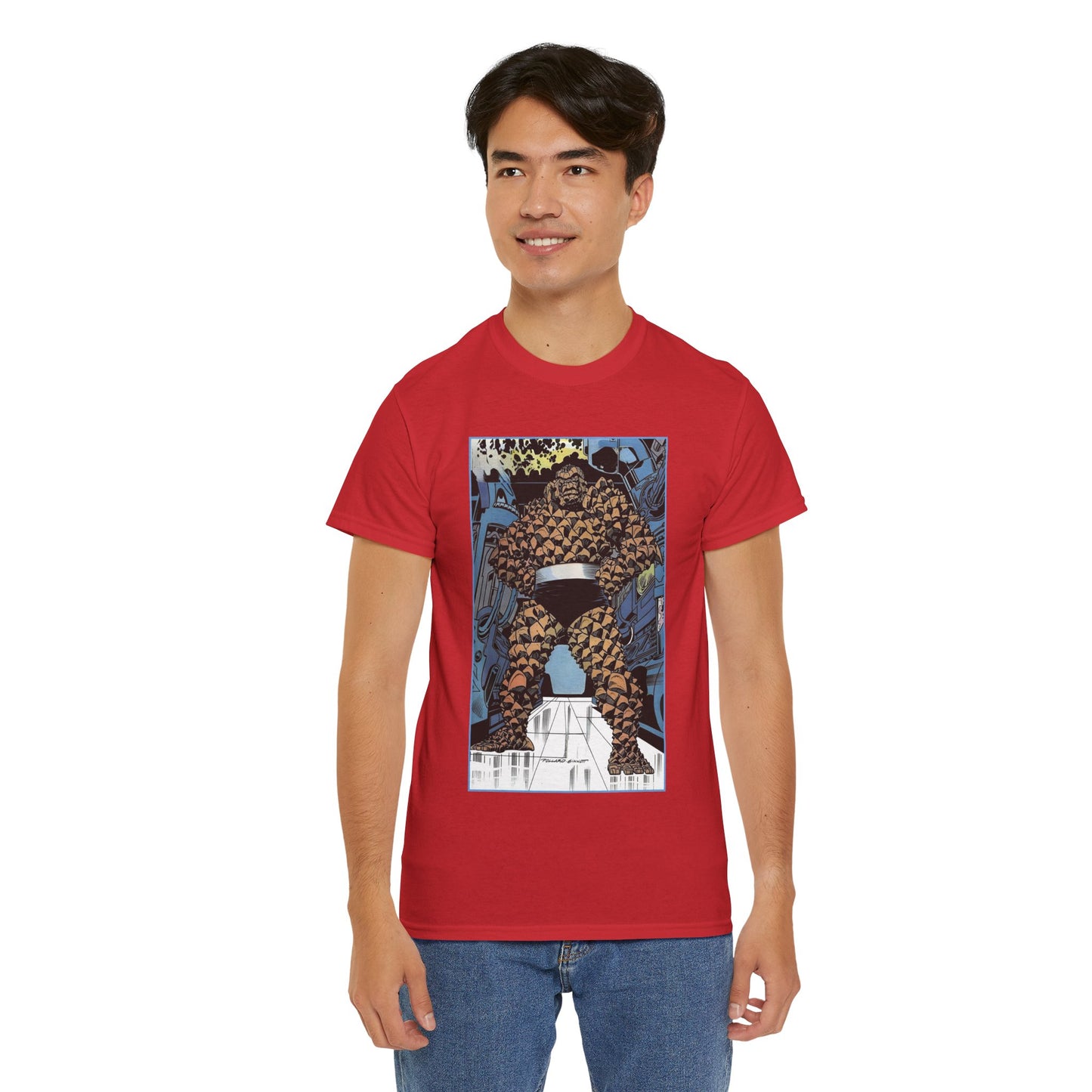 The Thing T-Shirt - Keith Pollard Art - Fantastic Four Pin-Up - Marvel Comics