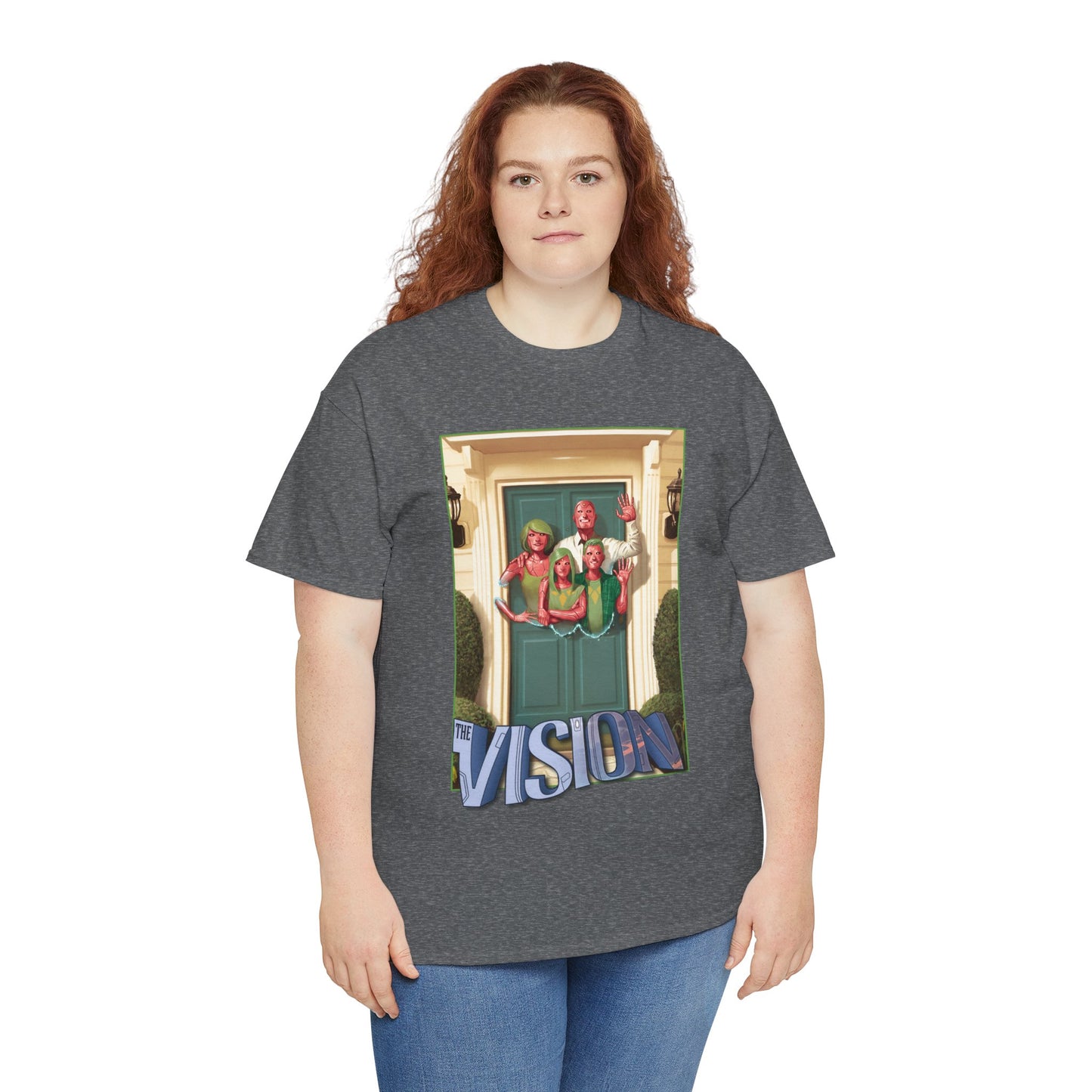 Vision T-Shirt - Mike Del Mundo Art - Avengers Member - The Visions Family - Tom King Story - Future MCU Series - Marvel Comics