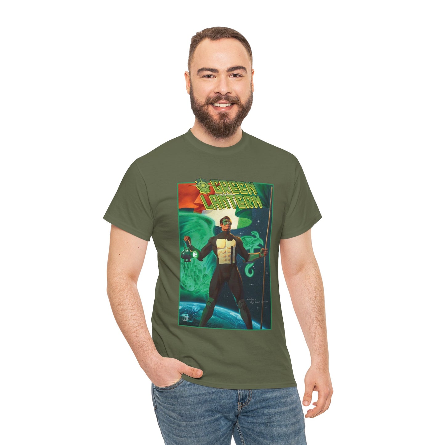 Green Lantern (Kyle Rayner) T-Shirt - Jorge Molina Art - Hispanic Heritage Month Cover - DC Comics