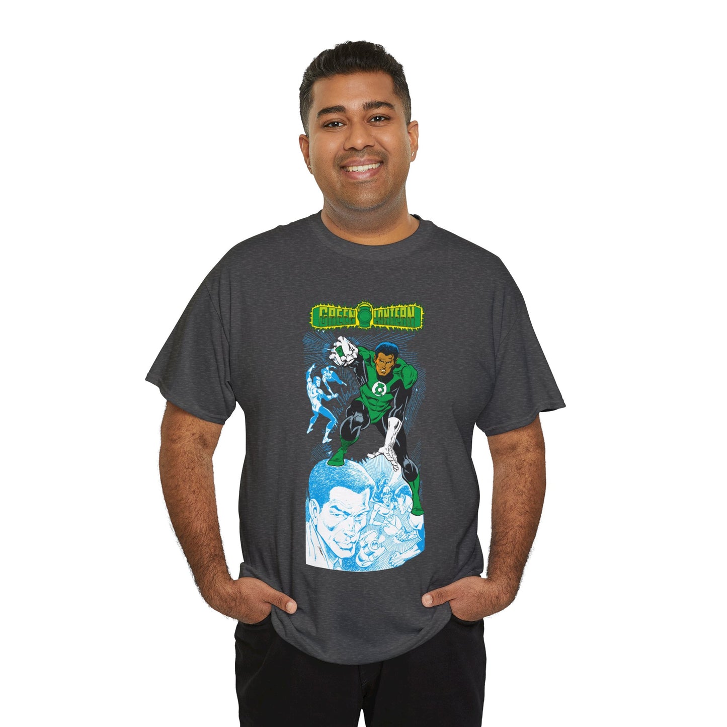 John Stewart Green Lantern T-Shirt - Joe Staton Art - Who's Who in the DC Universe Art - Sector 2814 - DC Comics