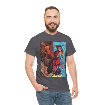 John Constantine & Dr. Strange T-Shirt - DC & Marvel Comics